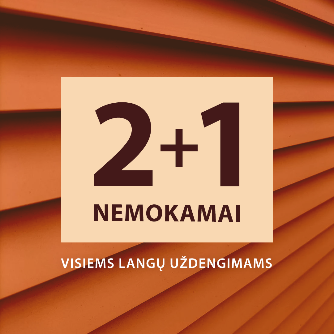 Užuolaidos: 2+1 nemokamai